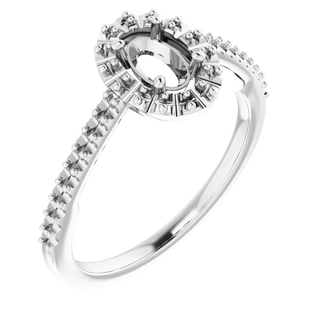 Halo-Style Engagement Ring