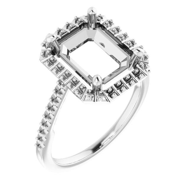 Halo-Style Engagement Ring
