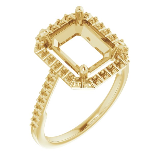 Halo-Style Engagement Ring
