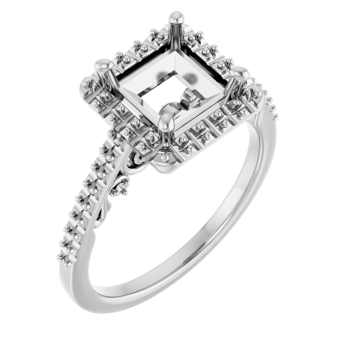 Halo-Style Engagement Ring
