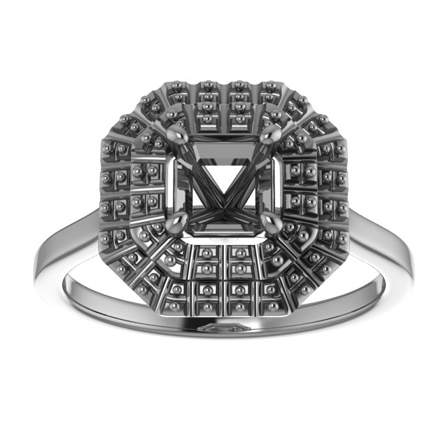 8x4 mm Marquise Engagement Ring Mounting view 3