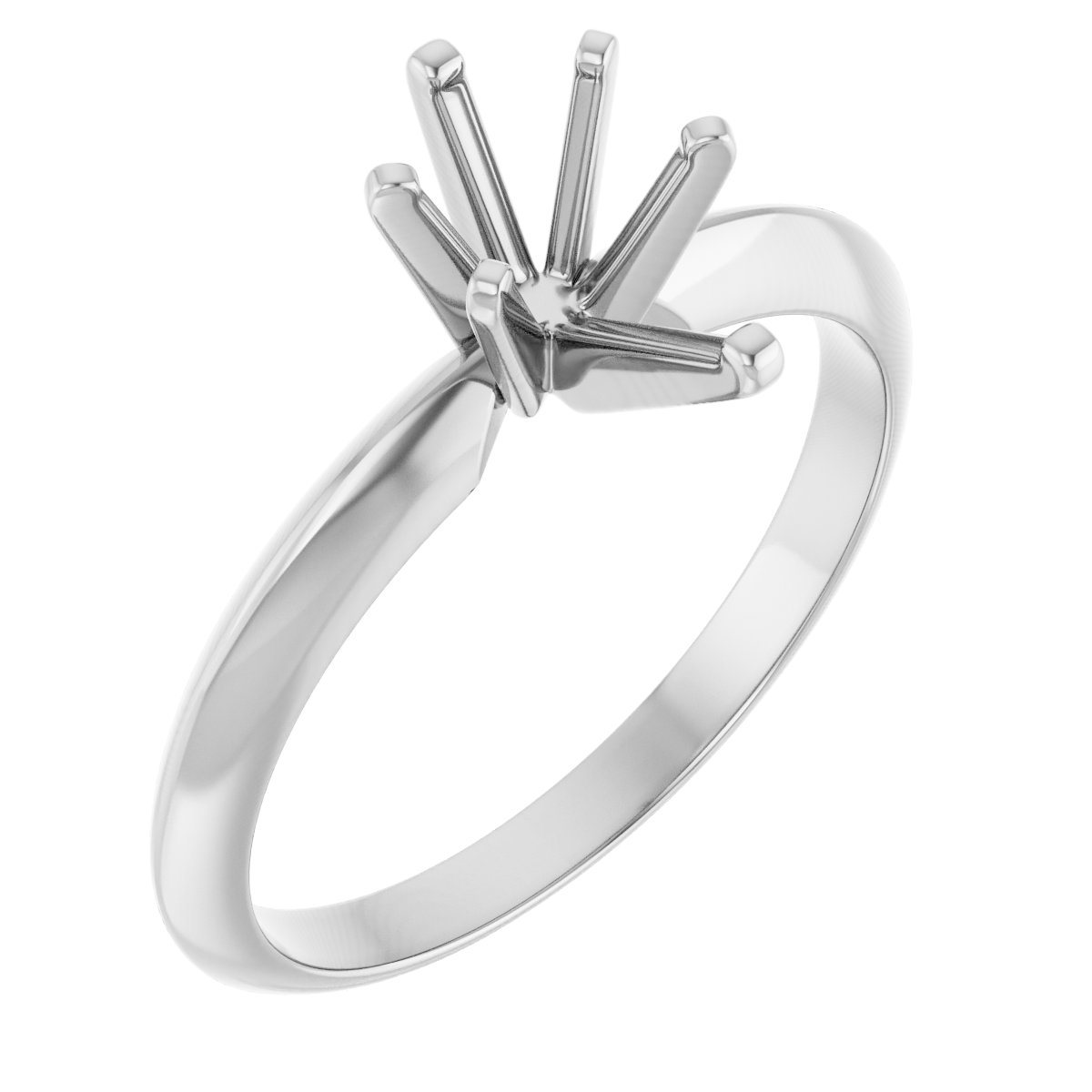 Lightweight Solitaire Engagement Ring