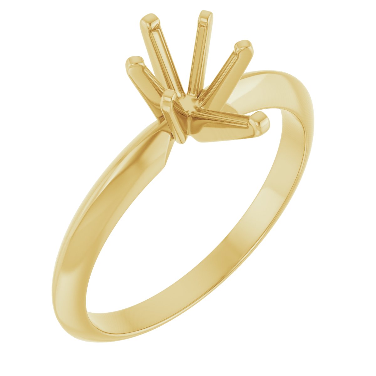 Lightweight Solitaire Engagement Ring
