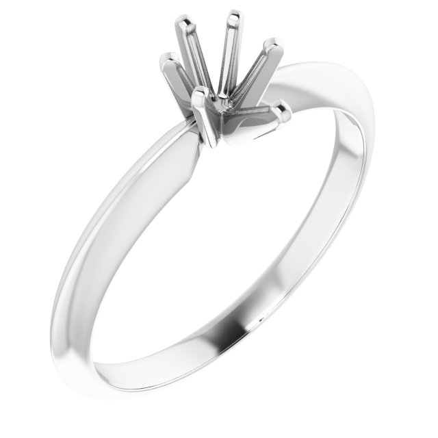 Lightweight Solitaire Engagement Ring