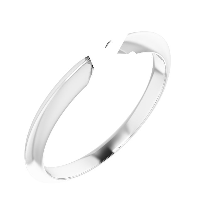 Lightweight Solitaire Engagement Ring