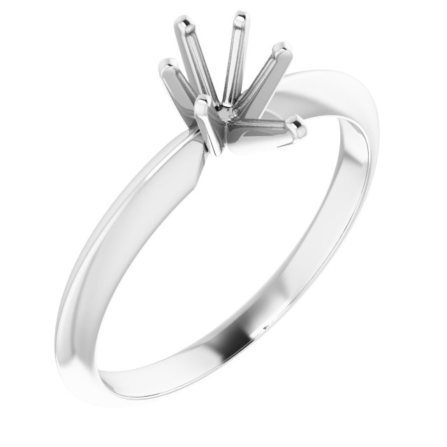 Lightweight Solitaire Engagement Ring