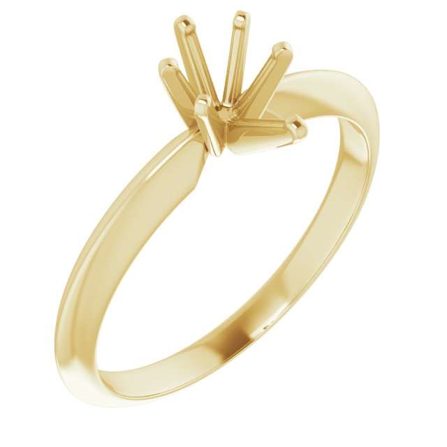 Lightweight Solitaire Engagement Ring