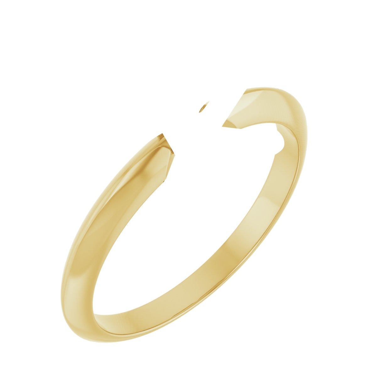 Lightweight Solitaire Engagement Ring