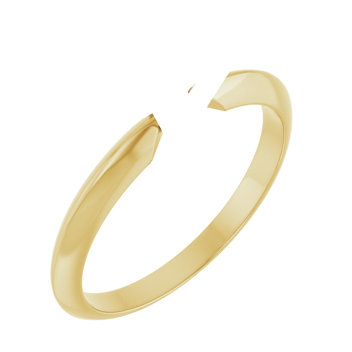 Lightweight Solitaire Engagement Ring