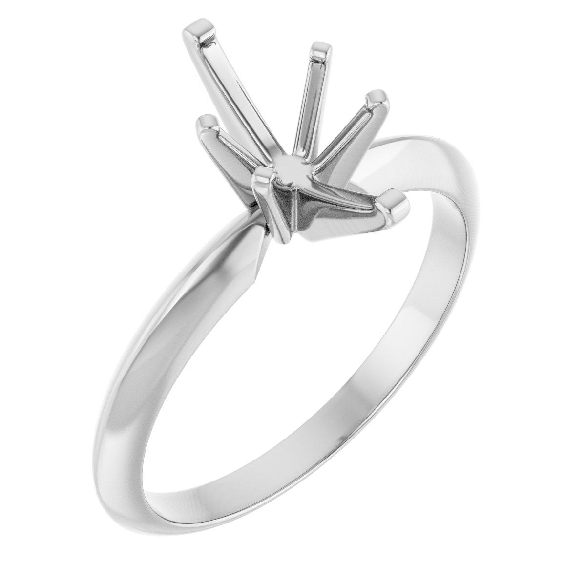 Lightweight Solitaire Engagement Ring