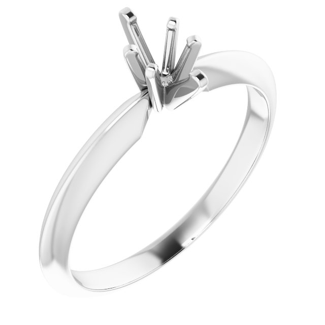 Lightweight Solitaire Engagement Ring