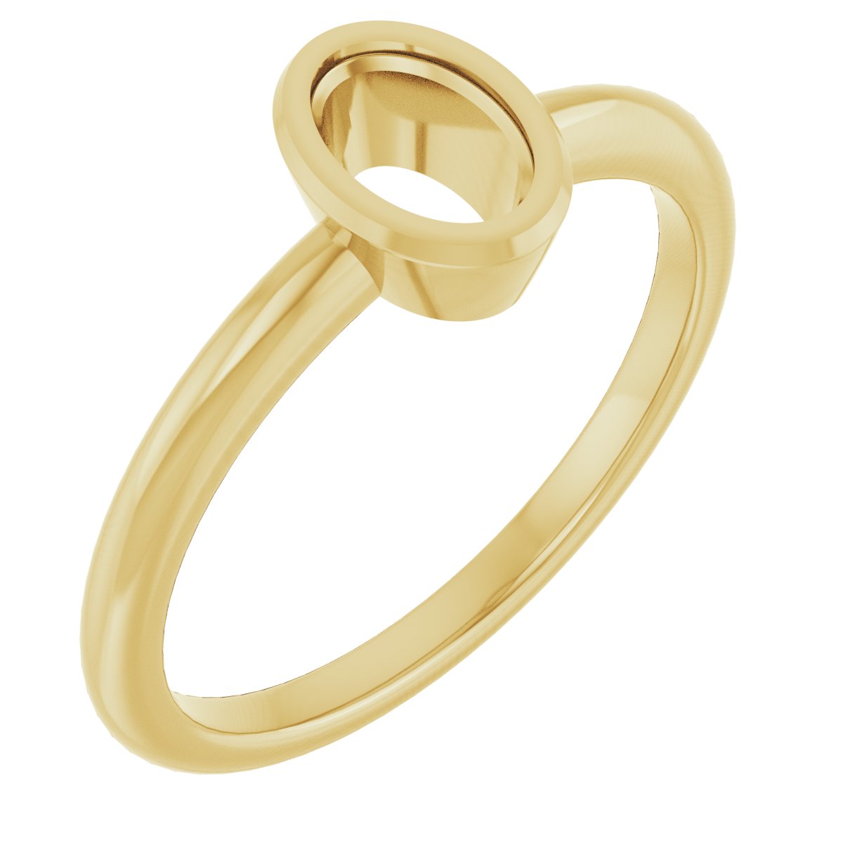 Bezel-Set Ring