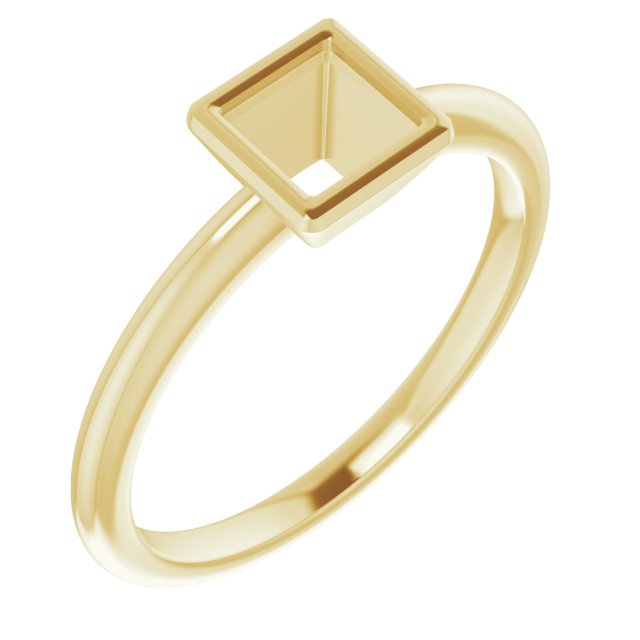 Bezel-Set Ring