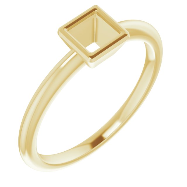 Bezel-Set Ring