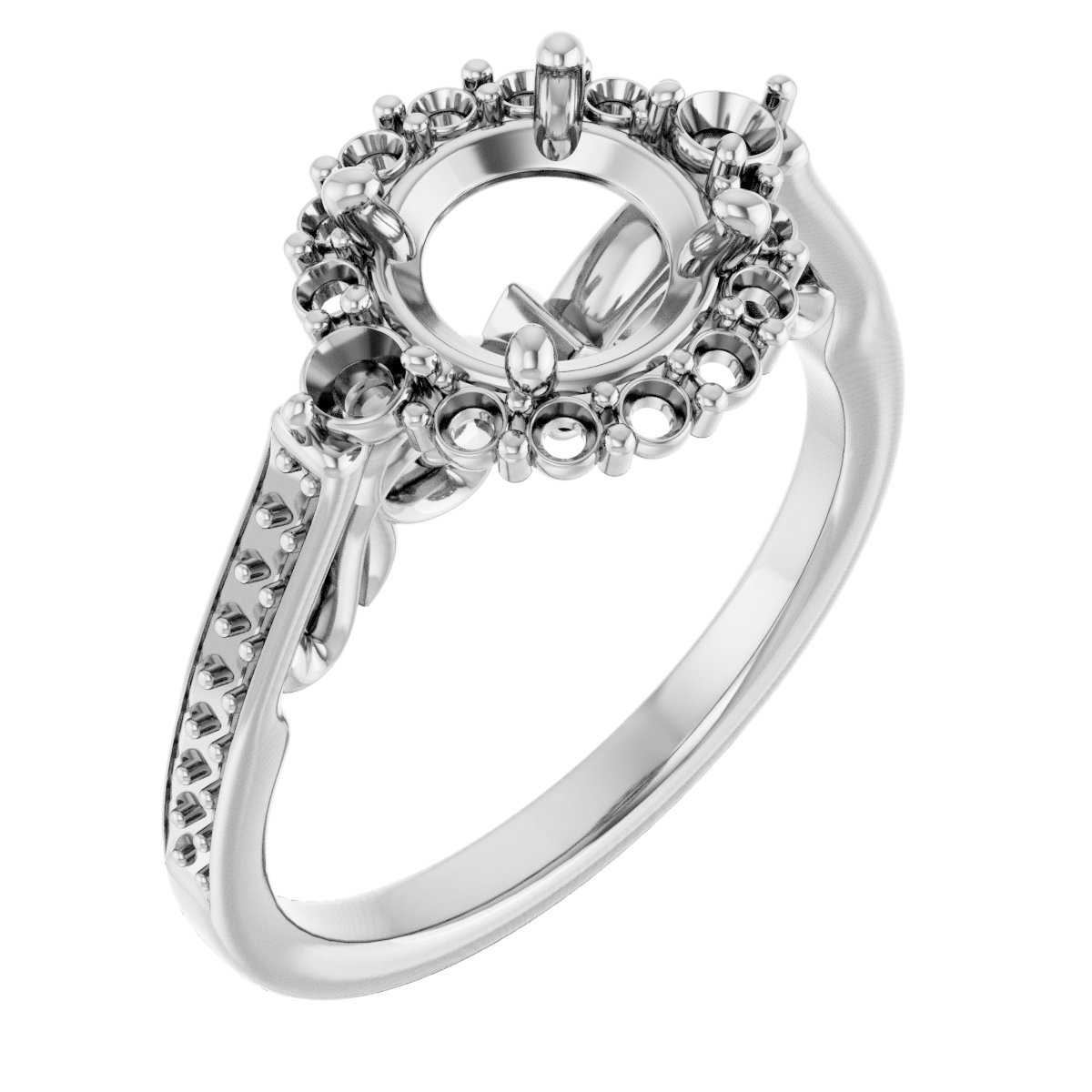Halo-Style Engagement Ring