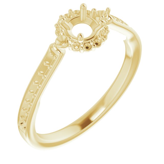 Halo-Style Engagement Ring