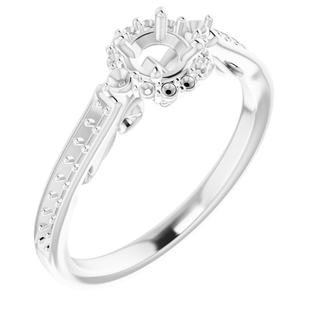 Halo-Style Engagement Ring