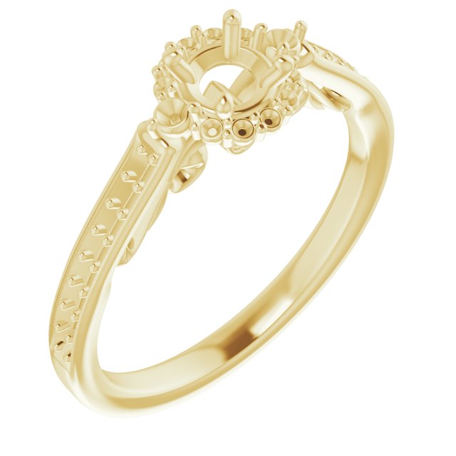 Halo-Style Engagement Ring