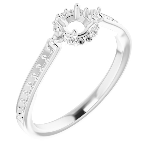 Halo-Style Engagement Ring