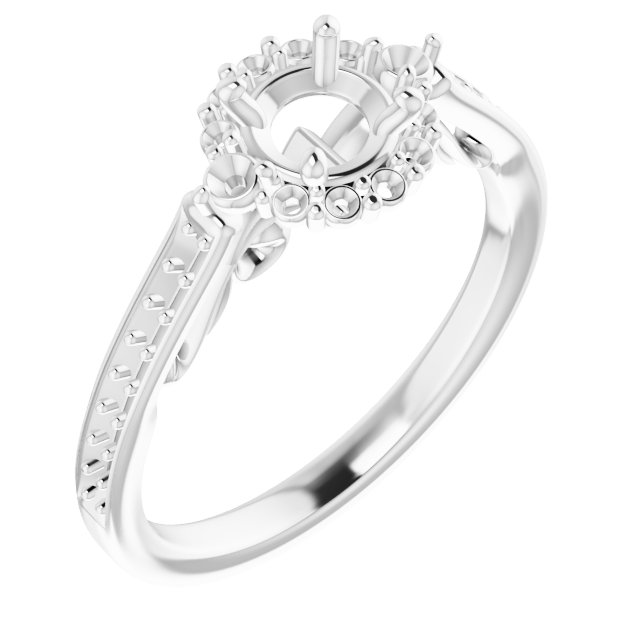 Halo-Style Engagement Ring