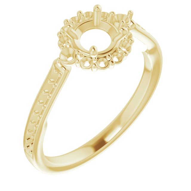 Halo-Style Engagement Ring
