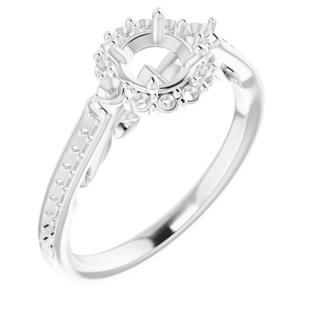 Halo-Style Engagement Ring