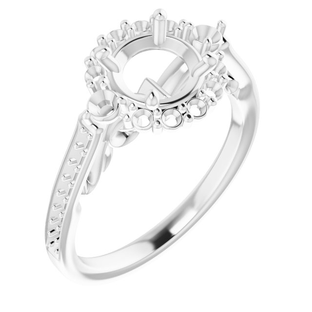 Halo-Style Engagement Ring