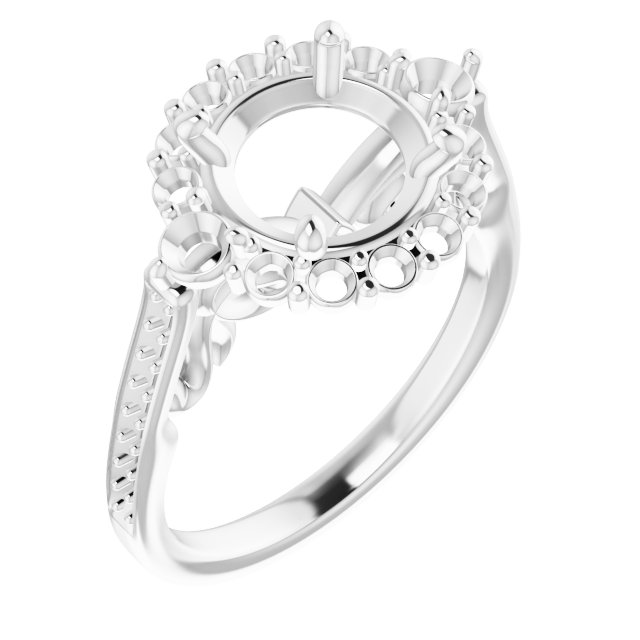 Halo-Style Engagement Ring