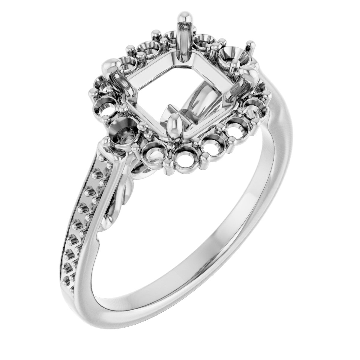 Halo-Style Engagement Ring