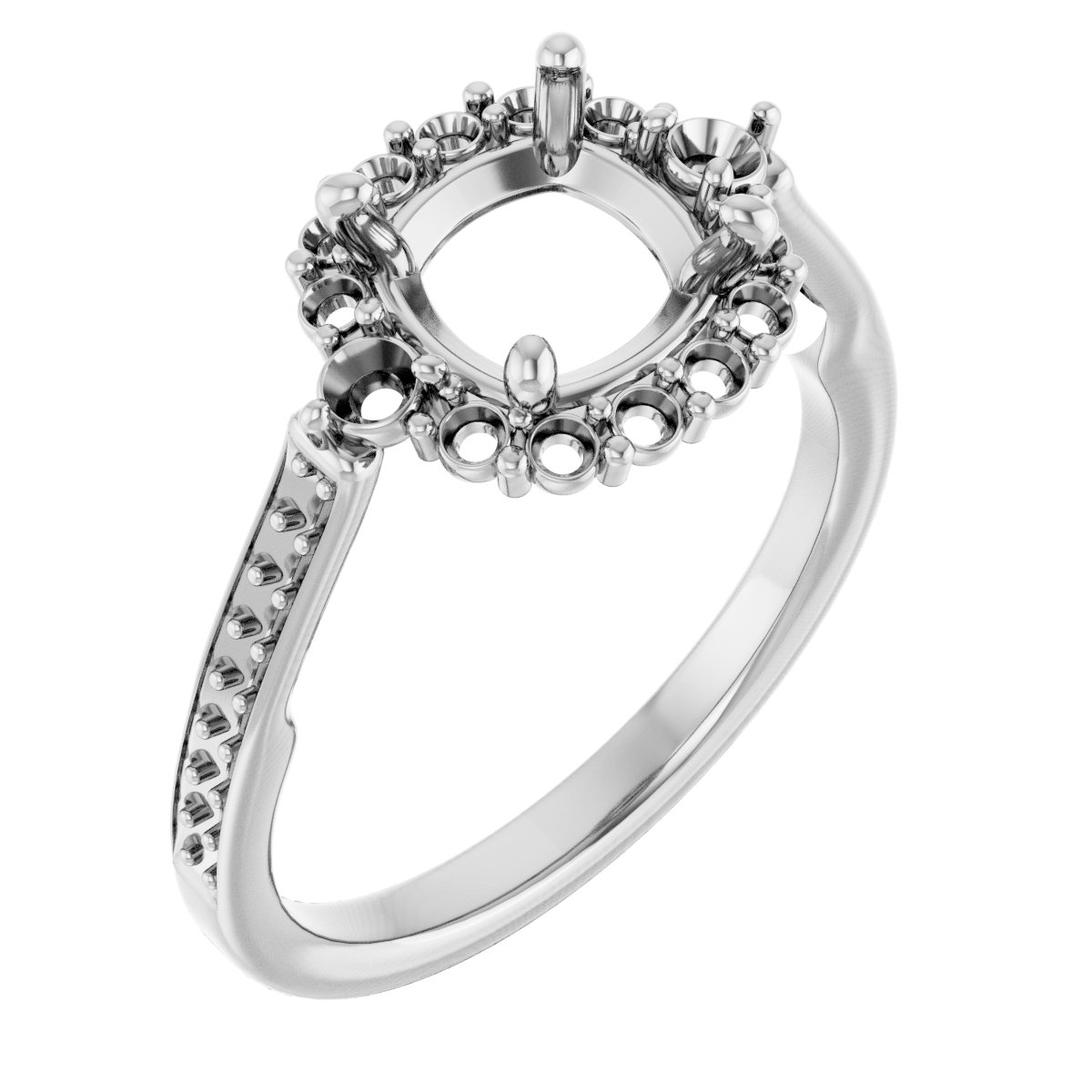 Halo-Style Engagement Ring