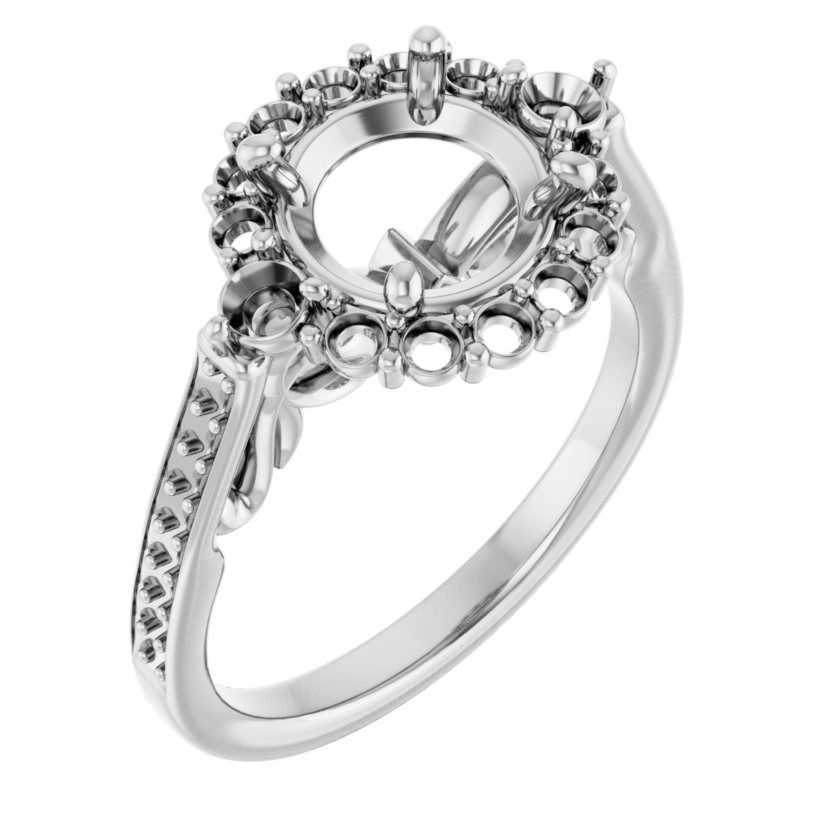 Halo-Style Engagement Ring