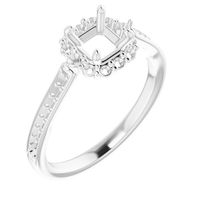 Halo-Style Engagement Ring