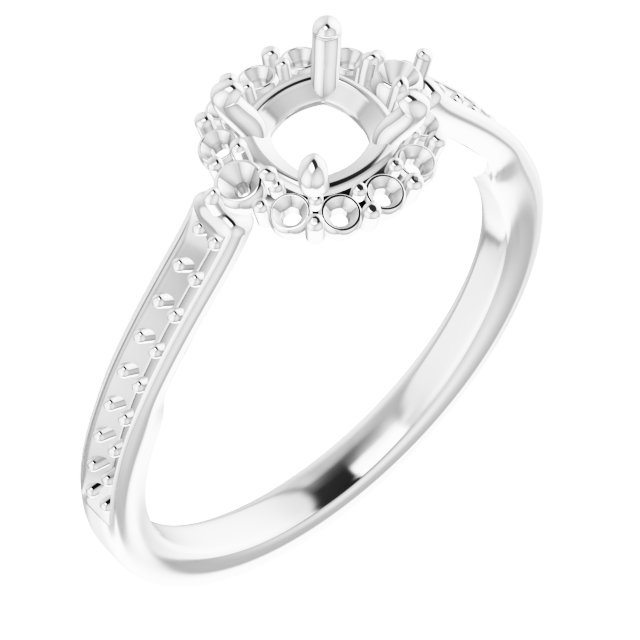 Halo-Style Engagement Ring