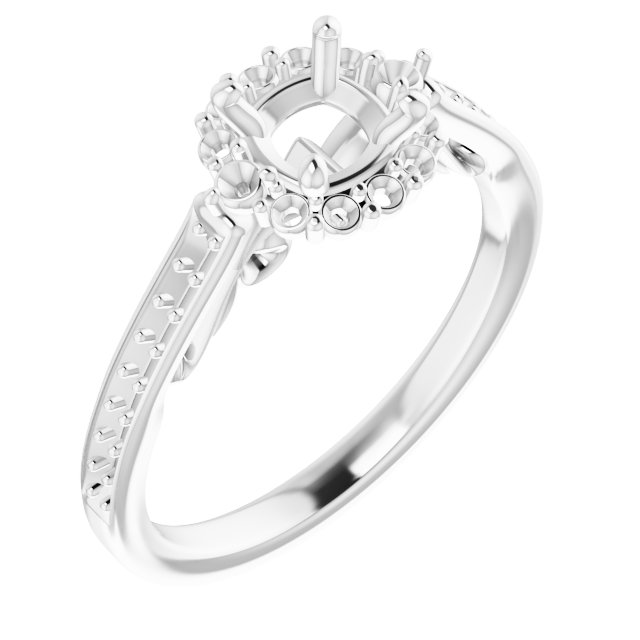 Halo-Style Engagement Ring