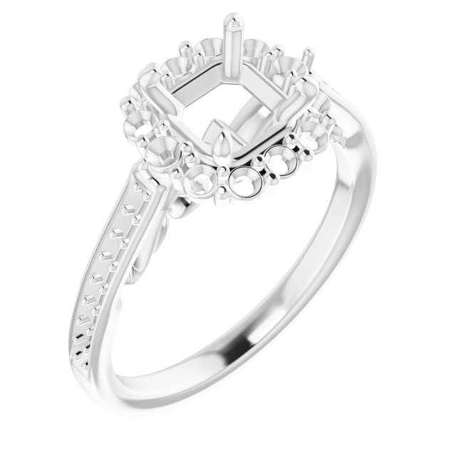 Halo-Style Engagement Ring