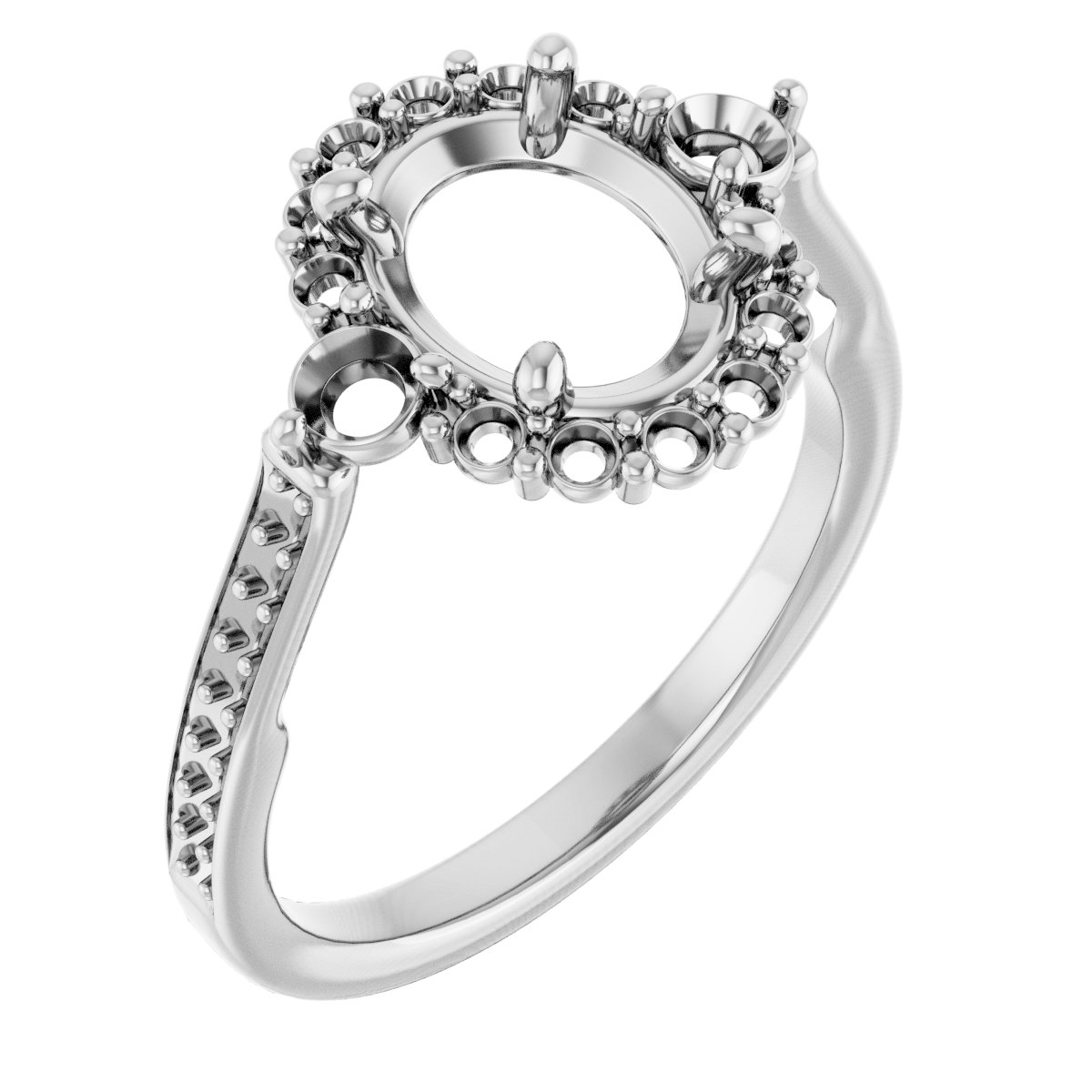 Halo-Style Engagement Ring
