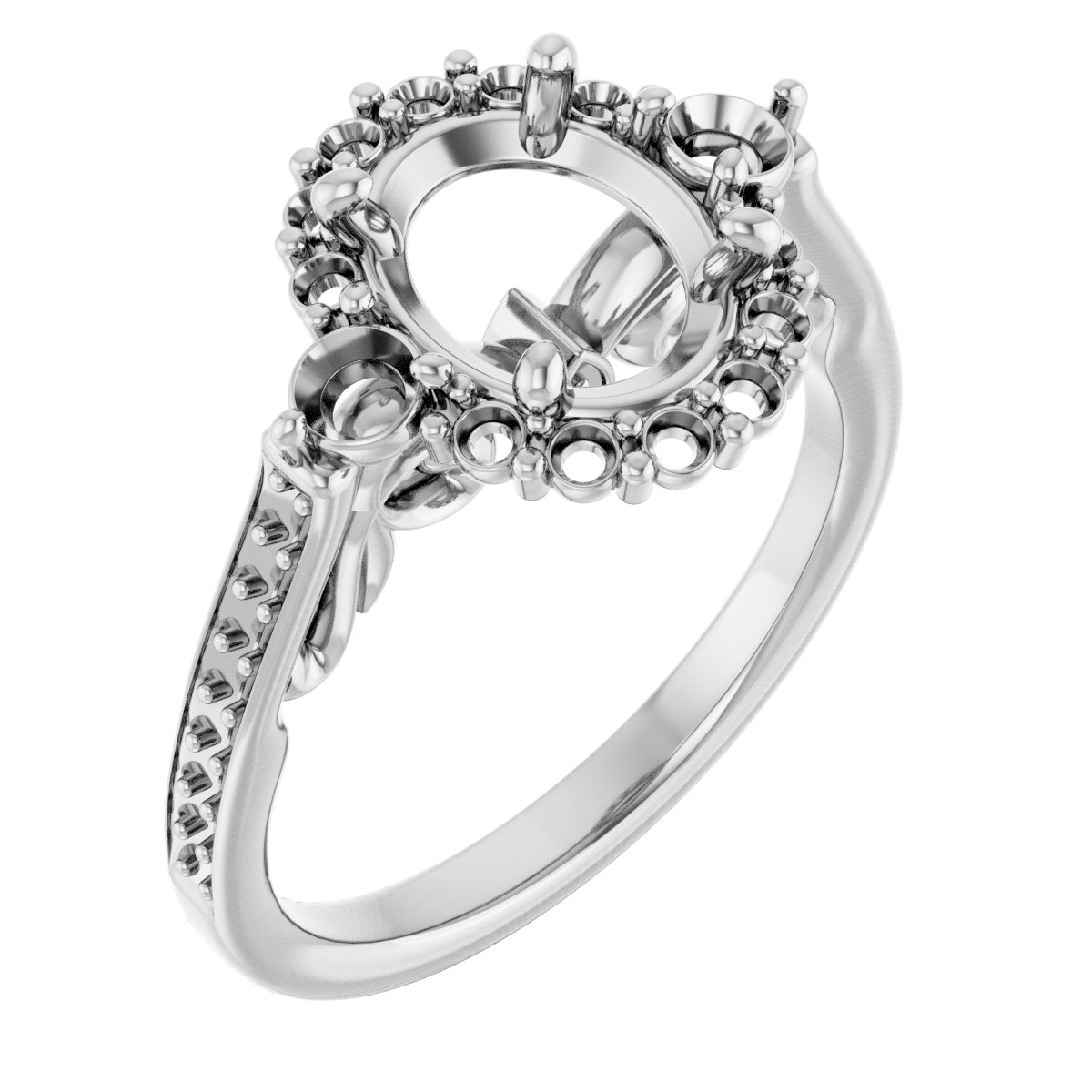 Halo-Style Engagement Ring