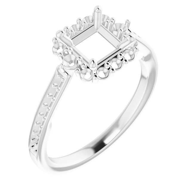 Halo-Style Engagement Ring