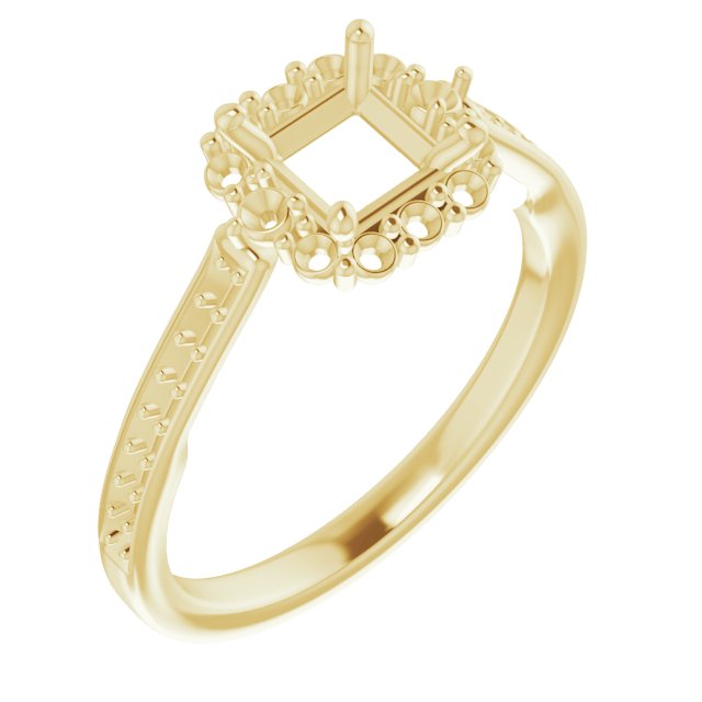 Halo-Style Engagement Ring