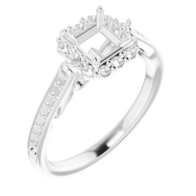 Halo-Style Engagement Ring