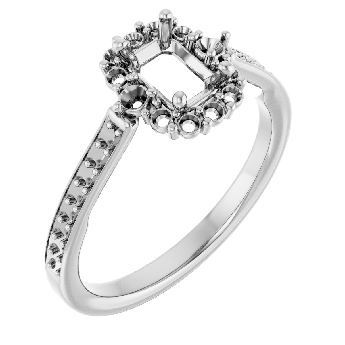 Halo-Style Engagement Ring