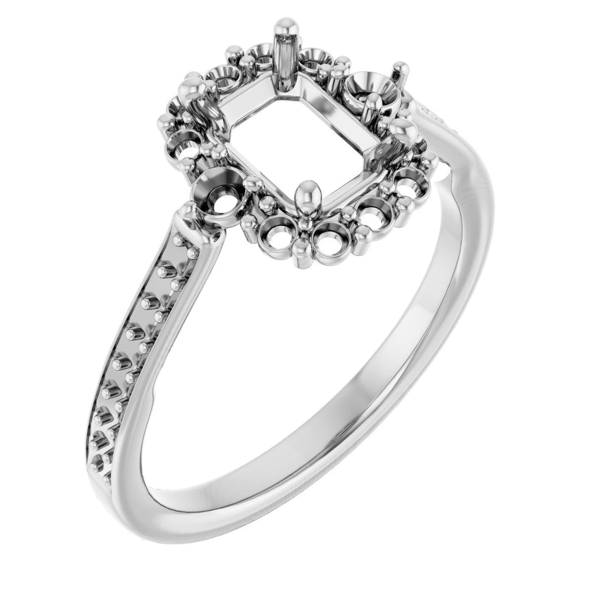 Halo-Style Engagement Ring
