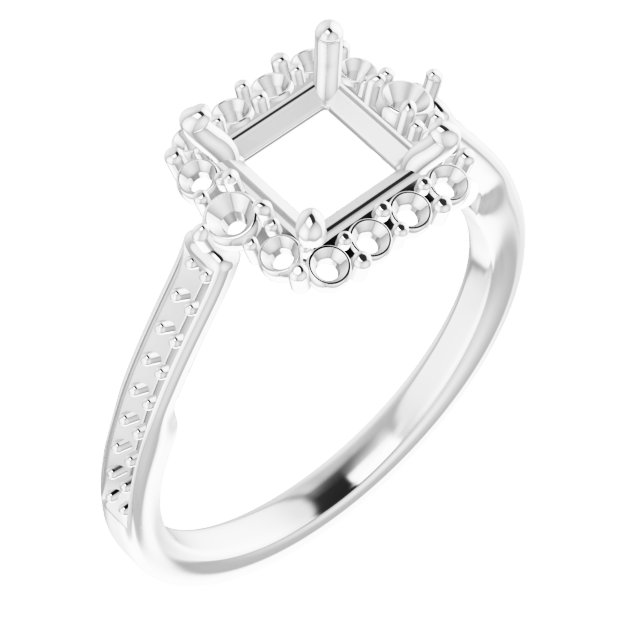 Halo-Style Engagement Ring