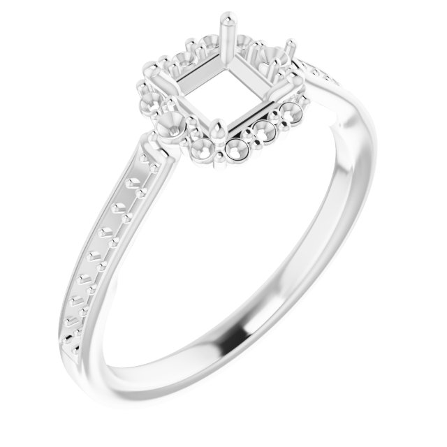 Halo-Style Engagement Ring