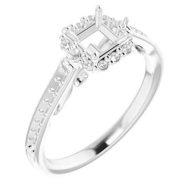 Halo-Style Engagement Ring