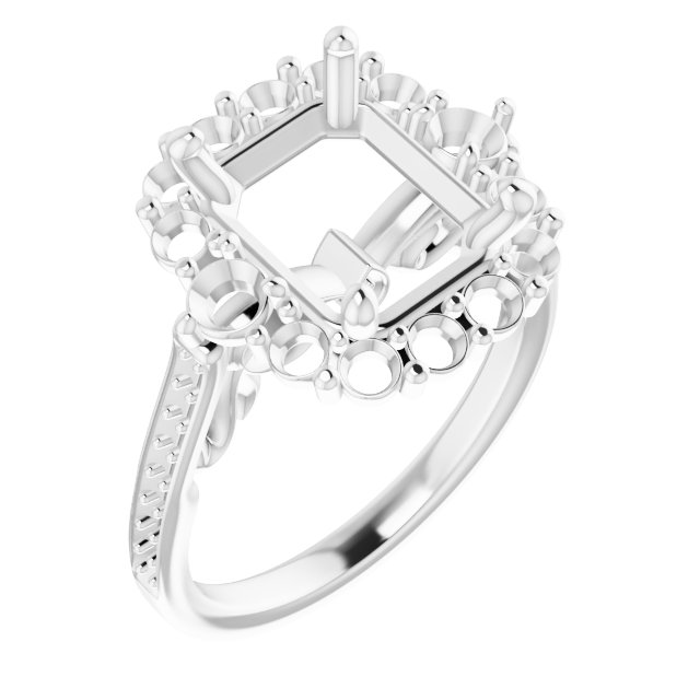Halo-Style Engagement Ring