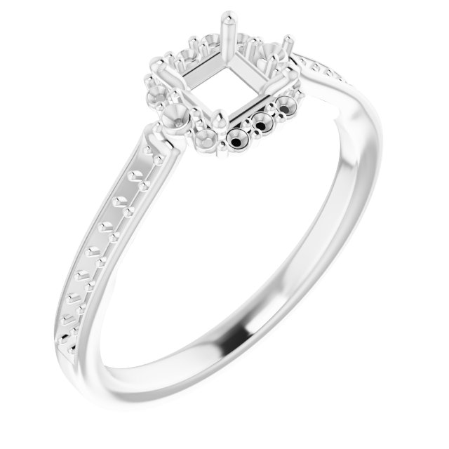 Halo-Style Engagement Ring