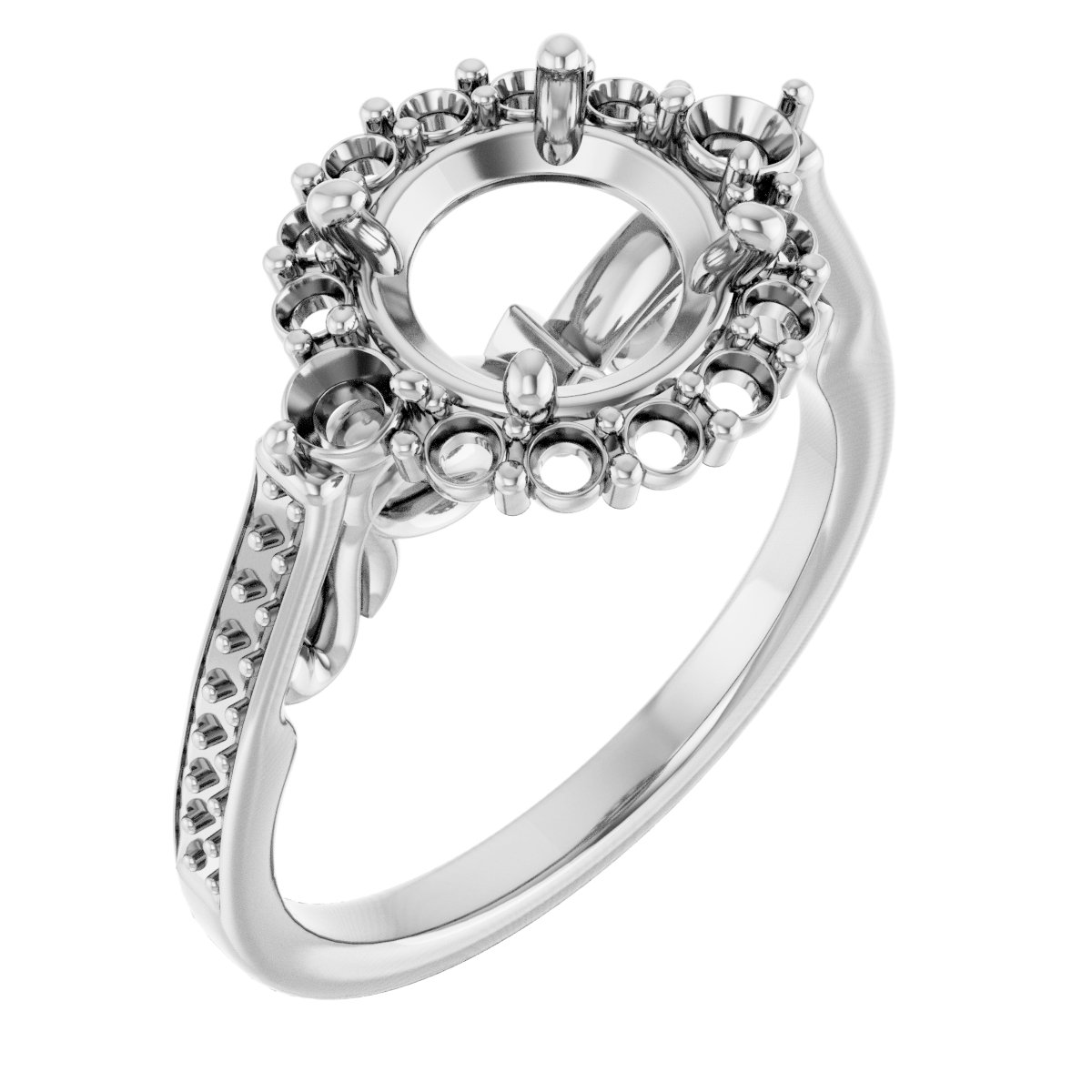 Halo-Style Engagement Ring