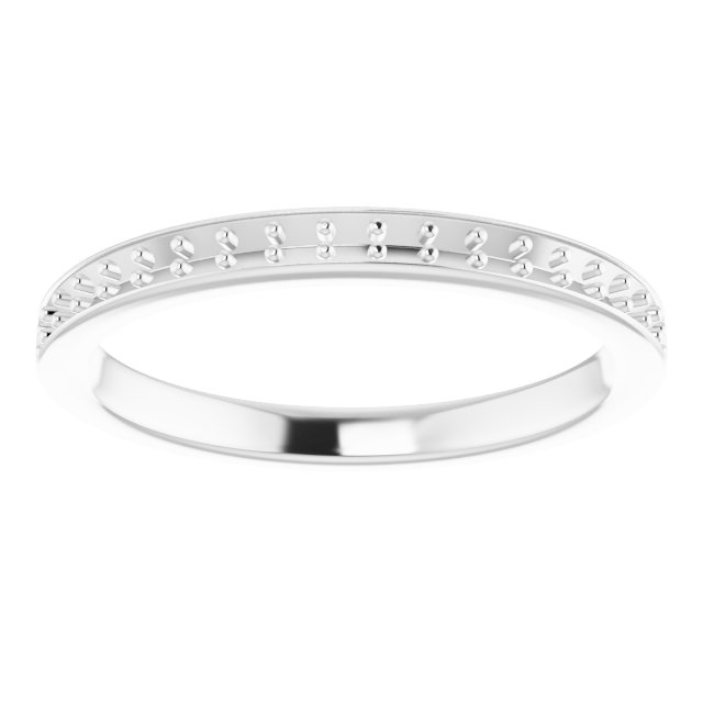 Band Mounting for 10 mm Square Ring view 3
