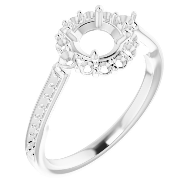 Halo-Style Engagement Ring